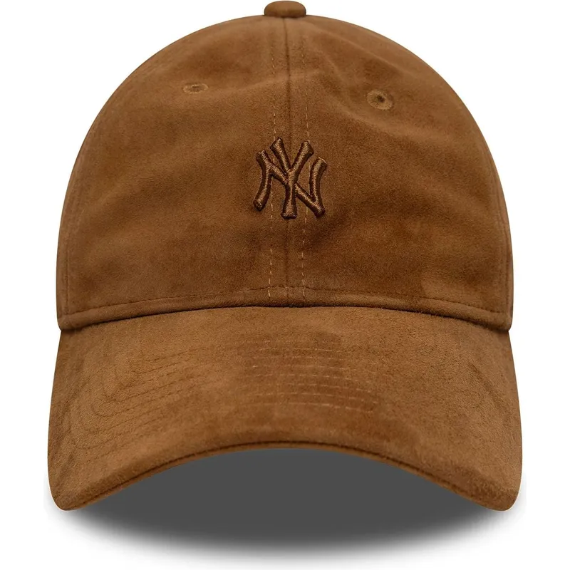 siltovka-zaoblena-hneda-nastavitelny-9twenty-suede-new-york-yankees-mlb-new-era