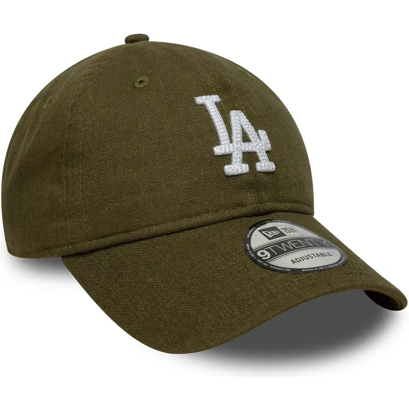 cap-zaoblena-green-adjustable-strap-9twenty-linen-los-angeles-dodgers-mlb-new-era