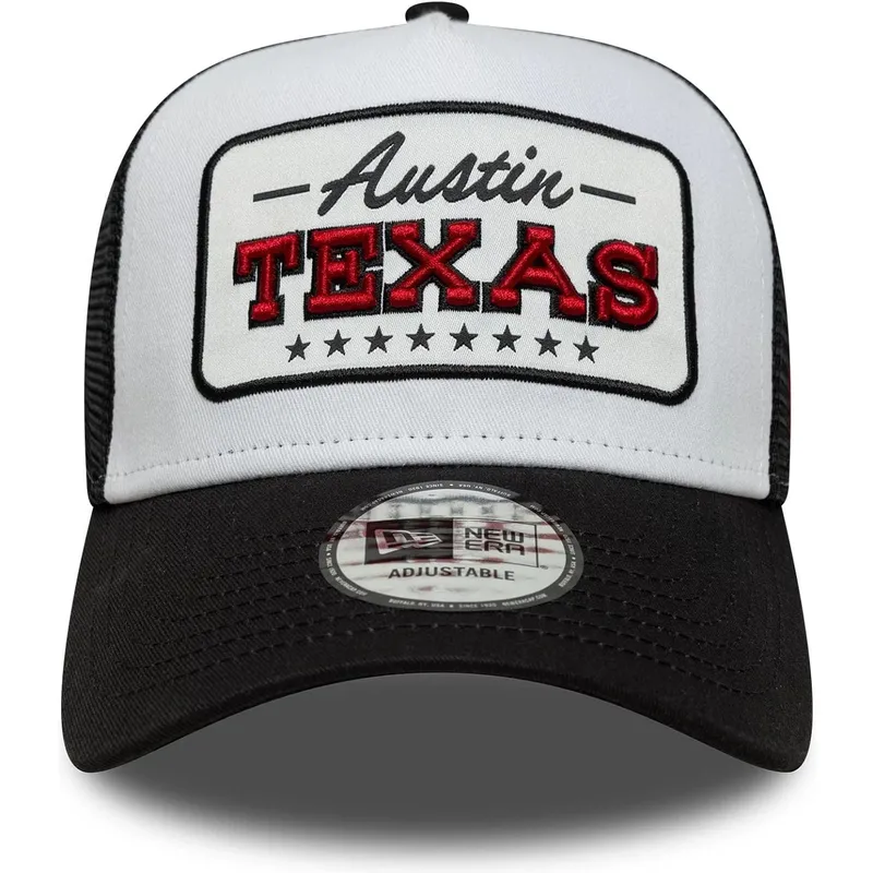 siltovky-zaoblena-kamionista-cierna-snapback-a-frame-location-austin-ciudades-y-playas-texas-new-era