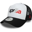 cap-zaoblena-black-snapback-a-frame-wordmark-aprilia-piaggio-new-era