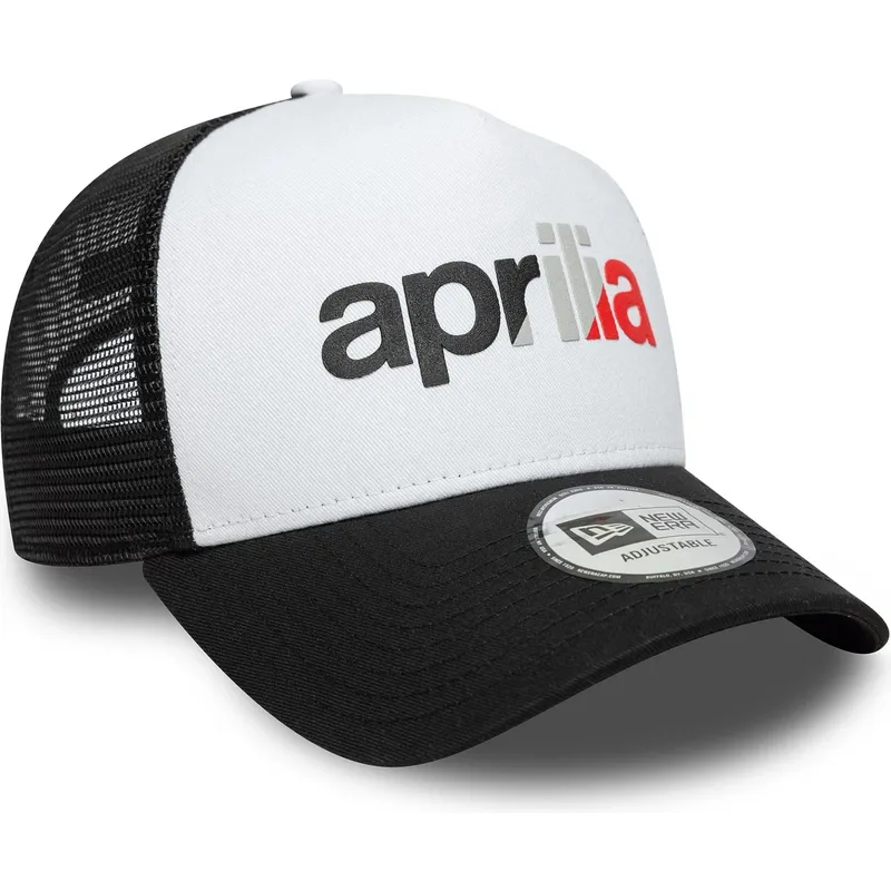 cap-zaoblena-black-snapback-a-frame-wordmark-aprilia-piaggio-new-era
