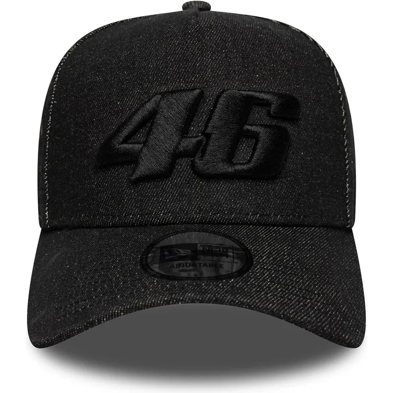 gorra-curva-negra-snapback-e-frame-laser-etch-denim-de-valentino-rossi-vr46-motogp-de-new-era