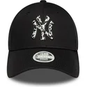 gorra-curva-negra-ajustable-para-mujer-9forty-animal-infill-de-new-york-yankees-mlb-de-new-era