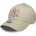siltovka-zaoblena-bezova-nastavitelny-rosa-9forty-league-essential-new-york-yankees-mlb-new-era