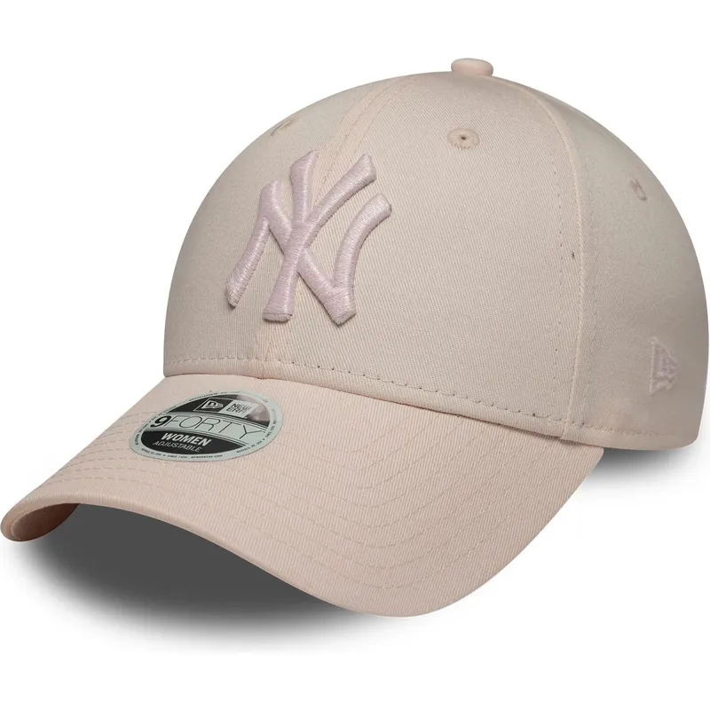 siltovky-zaoblena-ruzova-nastavitelny-pasik-9forty-metallic-new-york-yankees-mlb-new-era