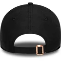 gorra-curva-negra-ajustable-con-logo-bronce-para-mujer-9forty-flawless-de-new-york-yankees-mlb-de-new-era
