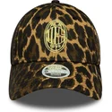 gorra-curva-leopardo-ajustable-para-mujer-9forty-de-ac-milan-serie-a-de-new-era