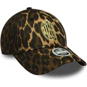 cap-zaoblena-leopard-adjustable-strap-9forty-ac-milan-serie-a-new-era