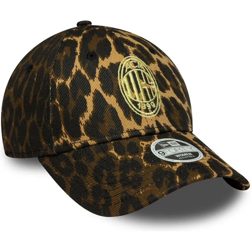 cap-zaoblena-leopard-adjustable-strap-9forty-ac-milan-serie-a-new-era