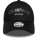 siltovka-zaoblena-cierna-nastavitelny-9forty-sequin-wordmark-los-angeles-dodgers-mlb-new-era