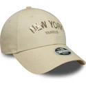 cap-zaoblena-beige-adjustable-strap-9forty-sequin-wordmark-new-york-yankees-mlb-new-era