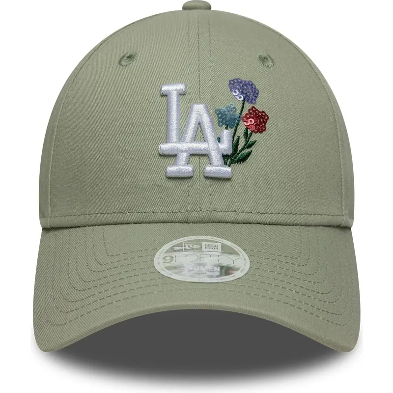 cap-zaoblena-green-adjustable-strap-claro-9forty-floral-icon-los-angeles-dodgers-mlb-new-era