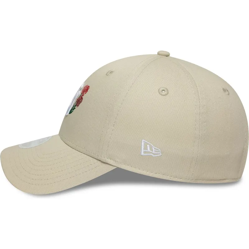cap-zaoblena-beige-adjustable-strap-9forty-floral-icon-new-york-yankees-mlb-new-era