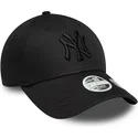 cap-zaoblena-black-adjustable-strap-9forty-bow-back-new-york-yankees-mlb-new-era