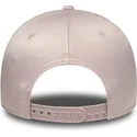 siltovky-zaoblena-ruzova-nastavitelny-pasik-9forty-satin-new-york-yankees-mlb-new-era