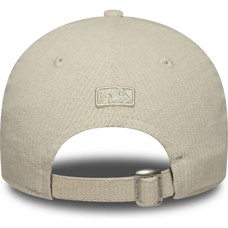 cap-zaoblena-beige-adjustable-strap-9forty-m-crown-pastel-cord-los-angeles-dodgers-mlb-new-era