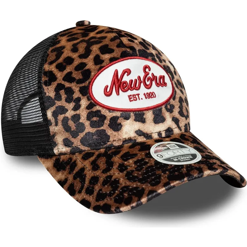new-era-women-9forty-a-frame-m-crown-leopard-trucker-hat
