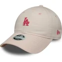 cap-zaoblena-pink-adjustable-strap-9twenty-washed-mini-los-angeles-dodgers-mlb-new-era