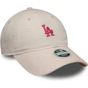 cap-zaoblena-pink-adjustable-strap-9twenty-washed-mini-los-angeles-dodgers-mlb-new-era