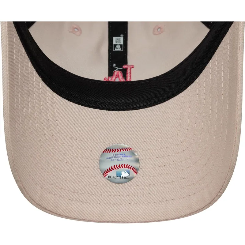 siltovky-zaoblena-ruzova-nastavitelny-pasik-9twenty-washed-mini-los-angeles-dodgers-mlb-new-era