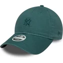 siltovka-zaoblena-zelena-nastavitelny-9twenty-washed-mini-new-york-yankees-mlb-new-era