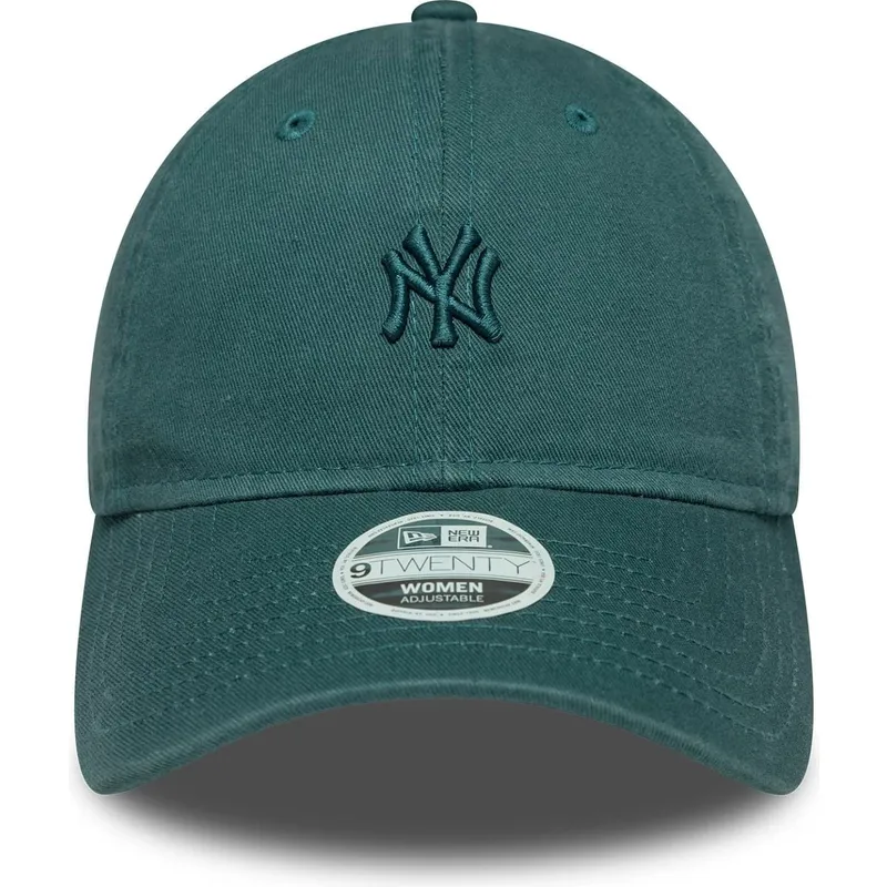 siltovka-zaoblena-zelena-nastavitelny-9twenty-washed-mini-new-york-yankees-mlb-new-era