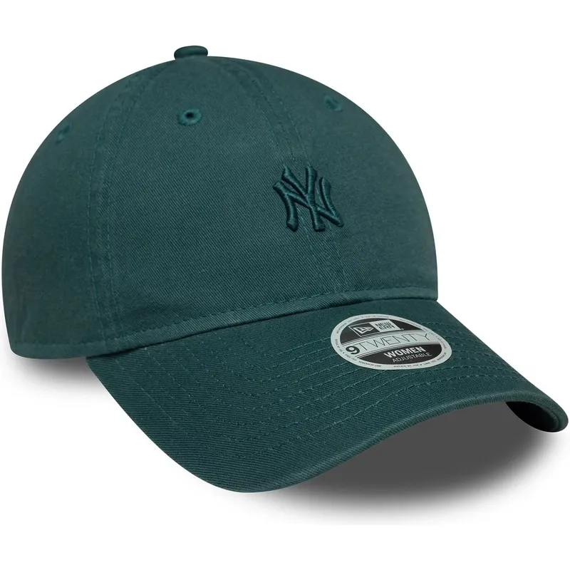 siltovka-zaoblena-zelena-nastavitelny-9twenty-washed-mini-new-york-yankees-mlb-new-era