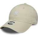 cap-zaoblena-beige-adjustable-strap-9twenty-washed-mini-new-york-yankees-mlb-new-era