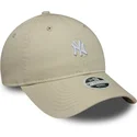 siltovka-zaoblena-bezova-nastavitelny-9twenty-washed-mini-new-york-yankees-mlb-new-era