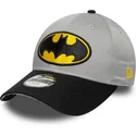 new-era-curved-brim-youth-9forty-dc-comics-batman-grey-and-black-adjustable-cap