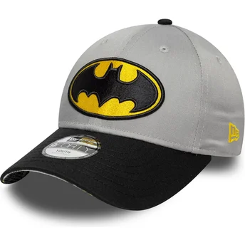 Cap zaoblená black adjustable strap pre deti 9FORTY Batman DC Comics New Era