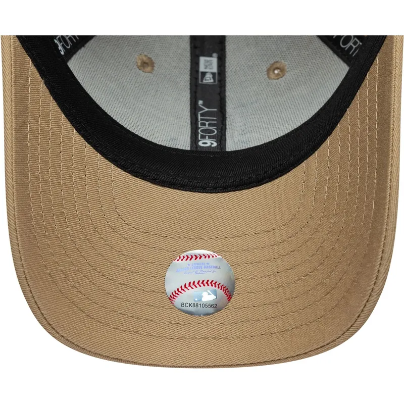siltovka-zaoblena-hneda-nastavitelny-pre-deti-9forty-animal-infill-los-angeles-dodgers-mlb-new-era