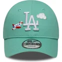siltovka-zaoblena-zelena-nastavitelny-pre-deti-9forty-plane-icon-new-york-yankees-mlb-new-era