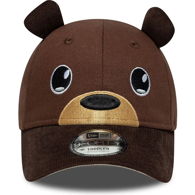 cap-zaoblena-brown-adjustable-strap-pre-deti-9forty-new-era