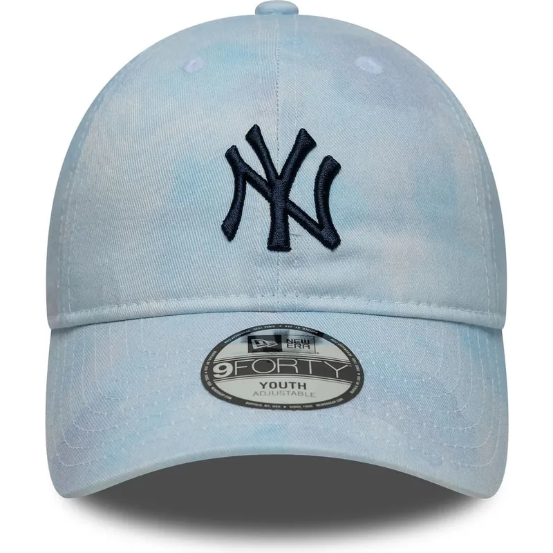 cap-zaoblena-blue-adjustable-strap-pre-deti-9twenty-tie-dye-new-york-yankees-mlb-new-era