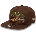 new-era-flat-brim-19twenty-outdoor-graphic-brown-adjustable-cap
