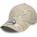 cap-zaoblena-beige-adjustable-strap-9twenty-img-floral-new-york-yankees-mlb-new-era