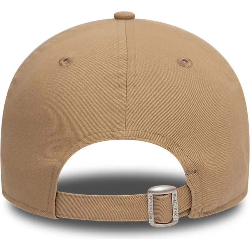 gorra-curva-marron-claro-ajustable-9twenty-league-essential-de-new-york-yankees-mlb-de-new-era