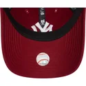gorra-curva-roja-oscuro-ajustable-9twenty-league-essential-de-new-york-yankees-mlb-de-new-era