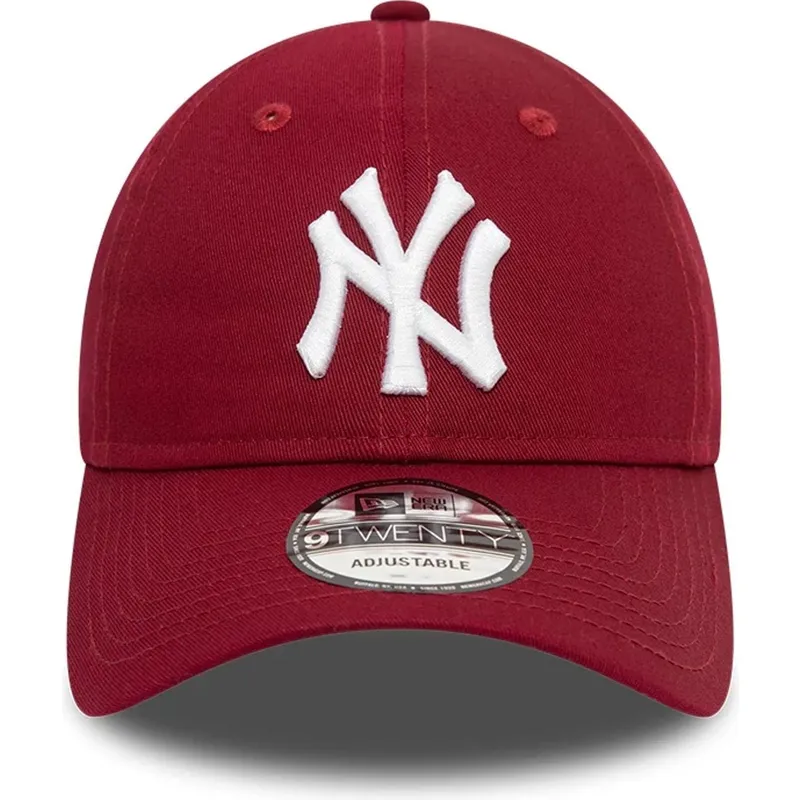 cap-zaoblena-red-adjustable-strap-9twenty-league-essential-new-york-yankees-mlb-new-era