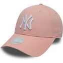 siltovka-zaoblena-ruzova-nastavitelny-9forty-league-essential-new-york-yankees-mlb-new-era