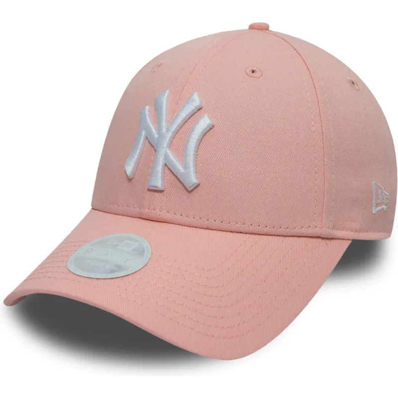 siltovka-zaoblena-ruzova-nastavitelny-9forty-league-essential-new-york-yankees-mlb-new-era