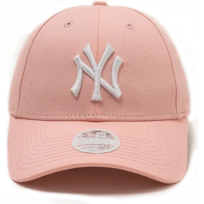 siltovka-zaoblena-ruzova-nastavitelny-9forty-league-essential-new-york-yankees-mlb-new-era