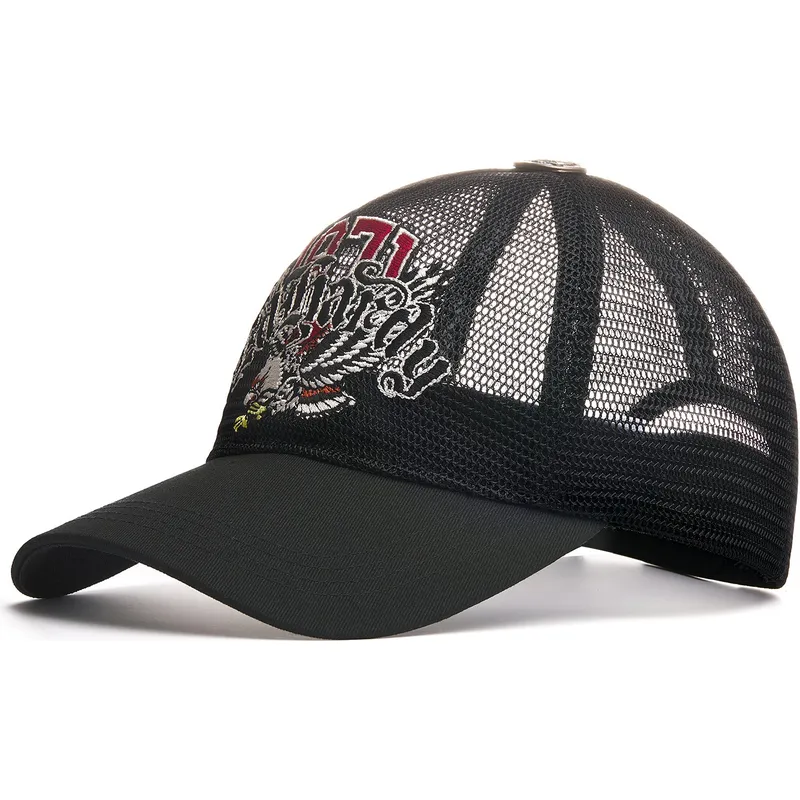 cap-zaoblena-black-snapback-ed-hardy