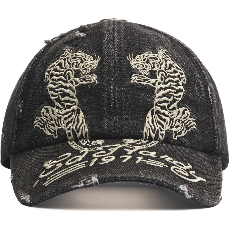 gorra-curva-negra-ajustable-desert-tiger-de-ed-hardy