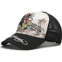 siltovka-zaoblena-biely-snapback-tattoo-eagle-graphic-ed-hardy