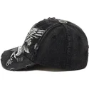 siltovka-zaoblena-cierna-nastavitelny-brave-hearts-ed-hardy