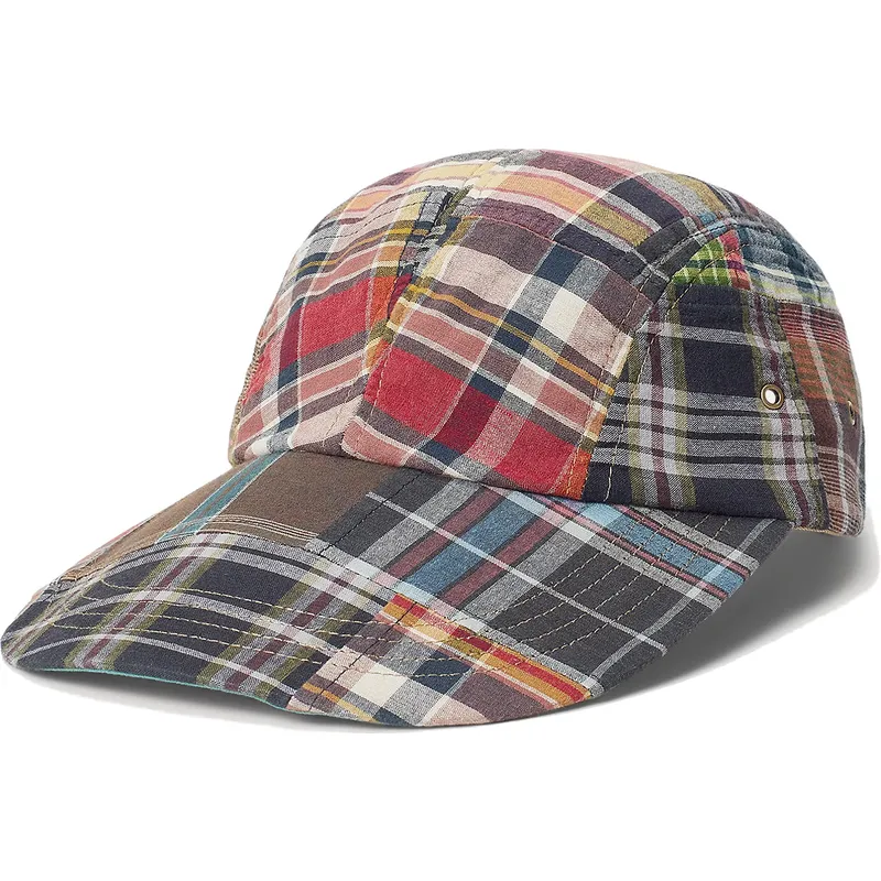 siltovka-zaoblena-viacfarebna-nastavitelny-patchwork-madras-polo-ralph-lauren