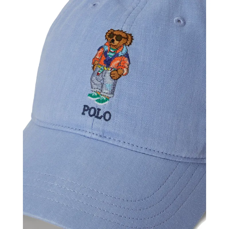 cap-zaoblena-blue-adjustable-strap-polo-ralph-lauren cap-zaoblena-blue-adjustable-strap-polo-ralph-lauren