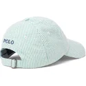 polo-ralph-lauren-curved-brim-stretch-seersucker-green-adjustable-cap